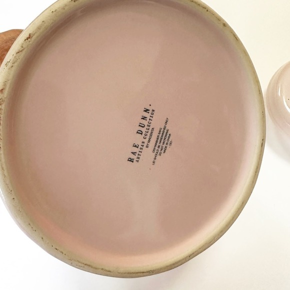 Ray Dunn Pink Food Storage Cookie Jar Happy Easter - Picture 5 of 11